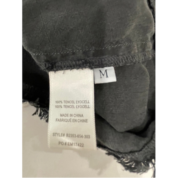 Bella Dahl Womens Frayed Cami Halter Black Tank Top Size M Grunge Goth Whitchy - Picture 6 of 8